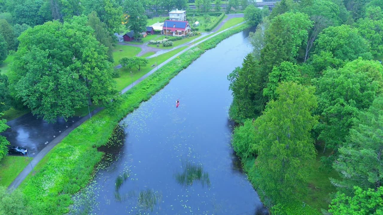 Aerofoto Kehra jõest ja Anija valla loodusest